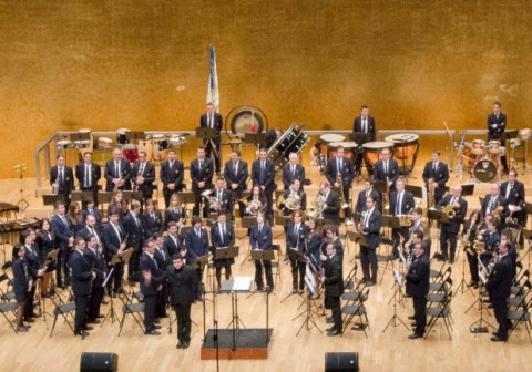 La banda de Xixona durant un concert - Font: https://www.facebook.com/bandadexixona.eltrabajo