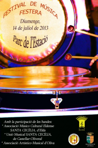 Cartell del VIII Festival de Música Festera