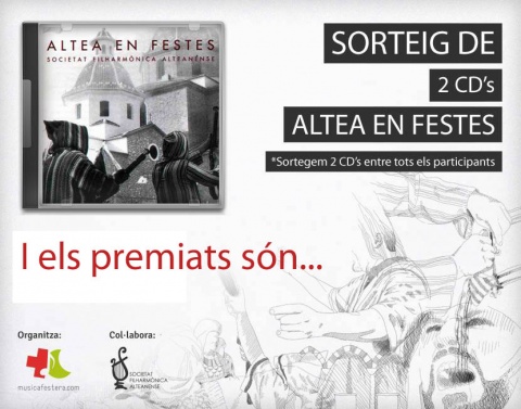 Premiats al sorteig 'Altea en Festes'