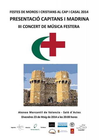 Presentació Capitans Moros i Cristians València 2014