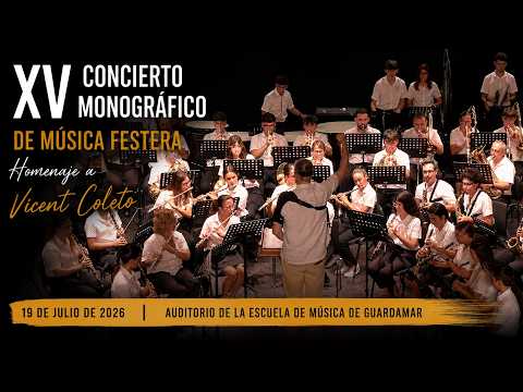 Embedded thumbnail for XV Concert monogràfic de música festera de Guardamar - Vicent Coleto